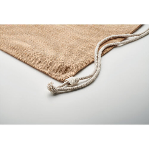 Jute trekkoordrugzak MO2190 bedrukken met logo