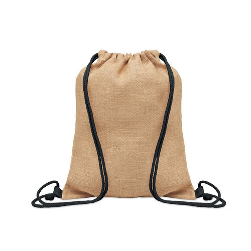 Jute trekkoordrugzak MO2190 bedrukken met logo
