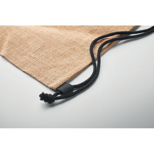 Jute trekkoordrugzak MO2190 bedrukken met logo