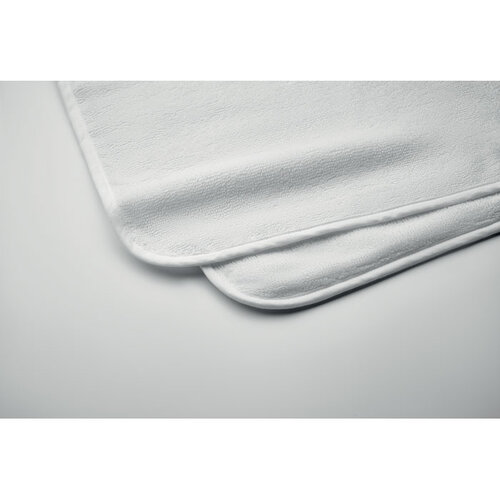 Katoenen babyhanddoek met kap HUGME (MO2253) met logo