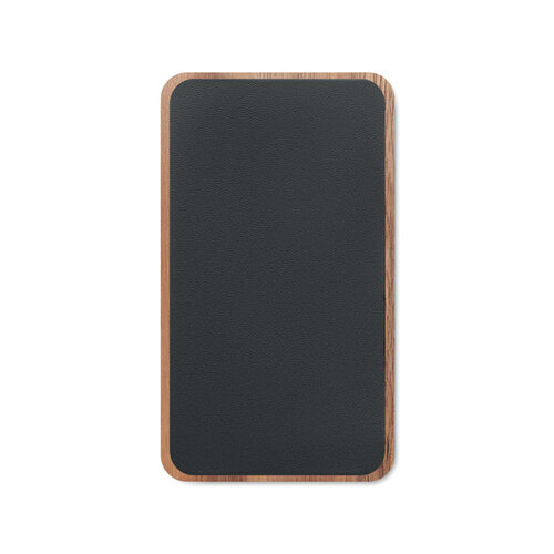 DeBle draadloze 4000 mAh powerbank van acaciahout bedrukken MO2185