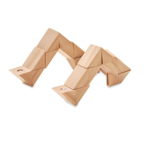 Houten puzzel/hersenbreker Stukie (MO6631) met logo