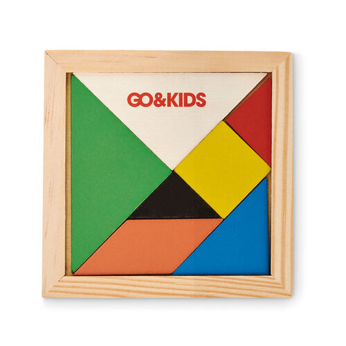 Tangram in hout Tangram (MO6693) met logo