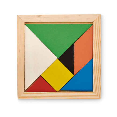 Tangram in hout Tangram (MO6693) met logo