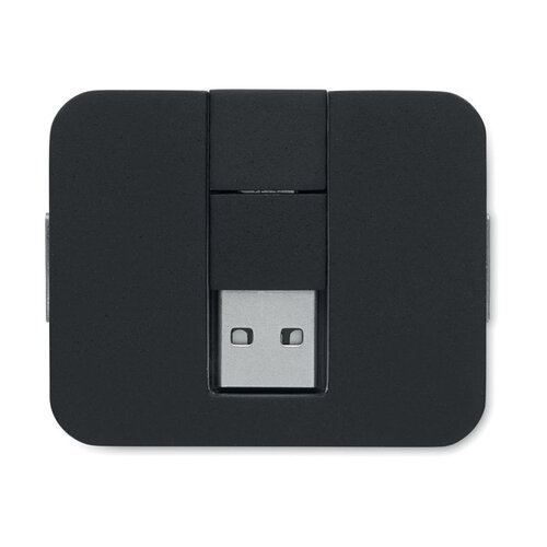 4-poorts USB-hub SQUARE-C (MO2254) met logo
