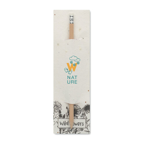 Natuurlijk potlood zaadpapier PENSEED (MO2257) met logo