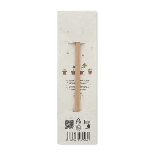 Natuurlijk potlood zaadpapier PENSEED (MO2257) met logo