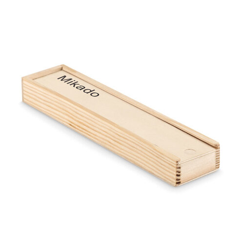 Houten mikadospel Mini mikado (MO9189) met logo