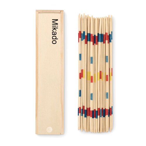Houten mikadospel Mini mikado (MO9189) met logo