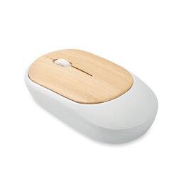 MO2085 Bamboe draadloze muis CURVY BAM