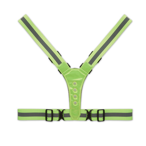 Reflecterende riem met LED ROUNDVISIBLE (MO2100) met logo