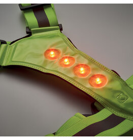 Reflecterende riem met LED ROUNDVISIBLE (MO2100)
