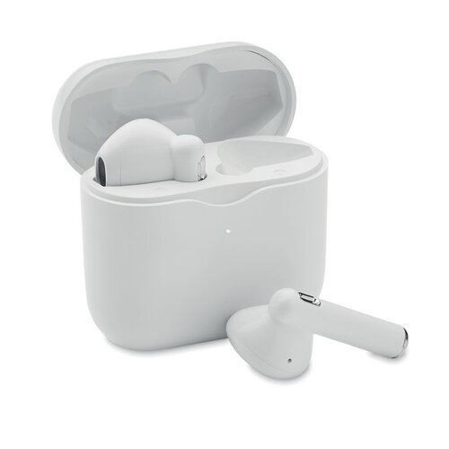 TWS Bluetooth® 5.3 oordopjes met oplaadbasis MO2206 bedrukken met logo