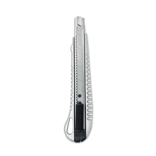 Aluminium intrekbaar mes TRACTA (MO2138) met logo