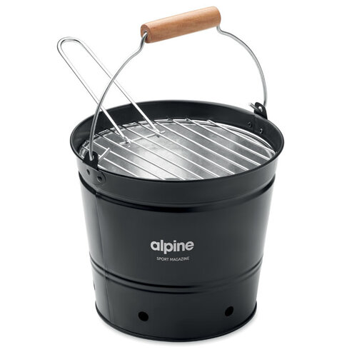 Barbecue relatiegeschenken bedrukken Draagbare bbq emmer MO2192 BBQTRAY