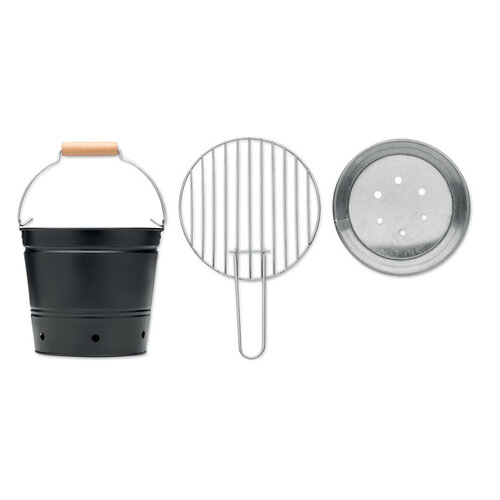 Barbecue relatiegeschenken bedrukken Draagbare bbq emmer MO2192 BBQTRAY