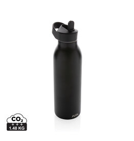 Waterflessen bedrukken Avira Ara RCS recycled staal fliptop waterfles 500ML P438.083