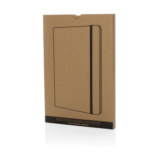 Craftstone A5 gerecycled notitieboek. P774.597