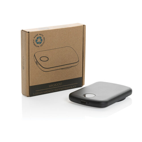 MagBoost gerecycled 5000 mah magnetische powerbank P322.413 MagBoost gerecycled 5000 mah magnetische powerbank P322.413