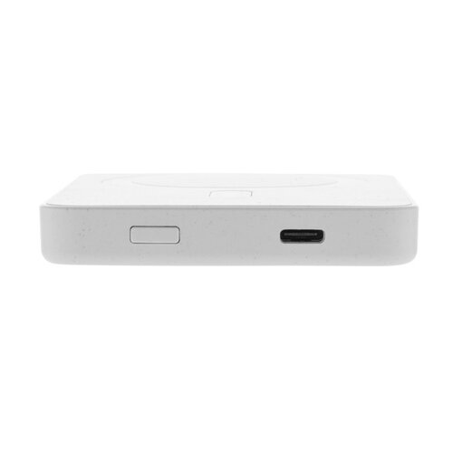 DeBle Magnetix 5.000 mAh magnetische powerbank van RCS-gerecycled ABS bedrukken