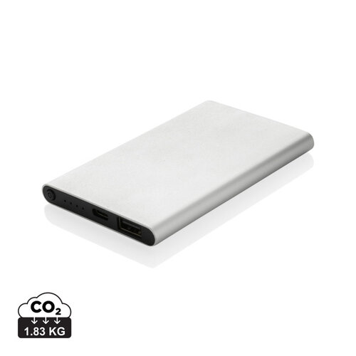 DeBle 4.000 mAh Powerbank met Type-C P322.42 bedrukken met logo