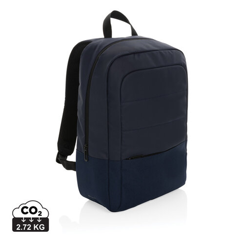 <p>Wil je een <strong>Armond AWARE™ laptoprugzak bedrukken met logo</strong>? De P763.30 is een moderne rugzak van gerecycled rPET met een gevoerd vak voor laptops tot 15,6 inch. Het ruime hoofdvak en het voorvak met rits houden de indeling eenvoudig en praktisch voor dagelijks woon-werkverkeer.</p> <p> </p> <h2>15,6 inch laptopvak voor dagelijks werk</h2> <p>Het gevoerde laptopvak geeft een laptop tot 15,6 inch een eigen plaats in de rugzak. In het hoofdvak blijft daarnaast ruimte voor documenten, een oplader, notitieboek en andere spullen die je gedurende een werkdag nodig hebt.</p> <p>Bestel je de Armond voor meerdere medewerkers? Controleer dan naast de schermdiagonaal ook de werkelijke afmetingen van de laptops en eventuele beschermhoezen. Zo weet je vooraf of hetzelfde model voor iedereen geschikt is.</p> <p> </p> <h2>Eenvoudige indeling zonder onnodig veel vakken</h2> <p>De Armond houdt de indeling bewust overzichtelijk. Het hoofdvak biedt de belangrijkste opbergruimte en aan