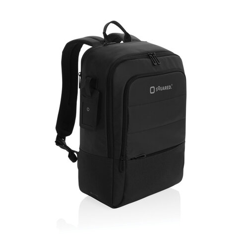 DeBle Armond AWARE RPET 15.6 inch laptoprugzak met logo P763.28