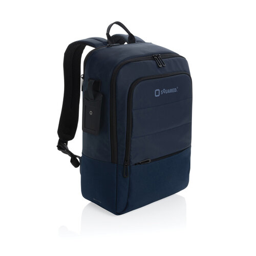 DeBle Armond AWARE RPET 15.6 inch laptoprugzak met logo P763.28
