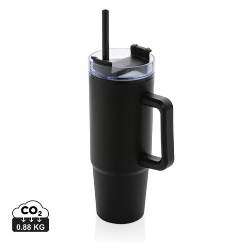 Tana RCS gerecyclede plastic tumbler met handvat 900 ml – P437.10 Tana RCS gerecyclede plastic tumbler met handvat 900 ml – P437.10