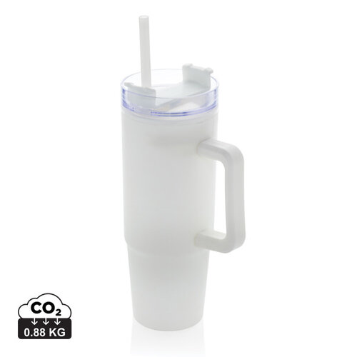 Tana RCS gerecyclede plastic tumbler met handvat 900 ml – P437.10 Tana RCS gerecyclede plastic tumbler met handvat 900 ml – P437.10