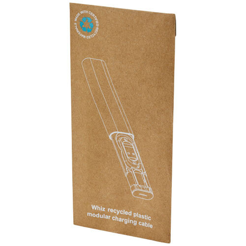 Whiz modulaire oplaadkabel van gerecycled plastic - 124362 Whiz modulaire oplaadkabel van gerecycled plastic - 124362