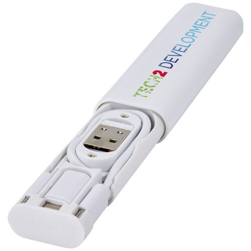 Whiz modulaire oplaadkabel van gerecycled plastic - 124362 Whiz modulaire oplaadkabel van gerecycled plastic - 124362