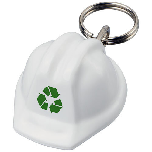 Kolt gerecyclede bouwhelm sleutelhanger 210189 bedrukt met logo