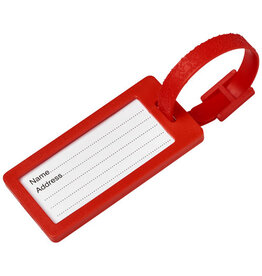 River gerecycled bagagelabel met venster