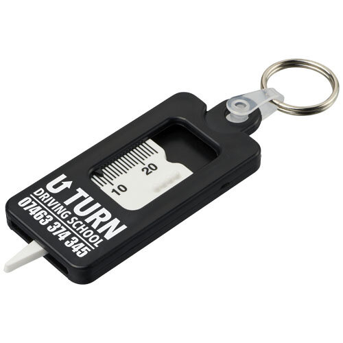 Kym sleutelhanger van gerecycled bandenprofiel - 210190