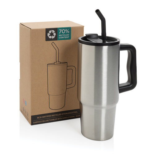 DeBle Embrace Deluxe RCS Gerecyclede RVS Drinkbeker 900 ml P4370.30 bedrukken met logo