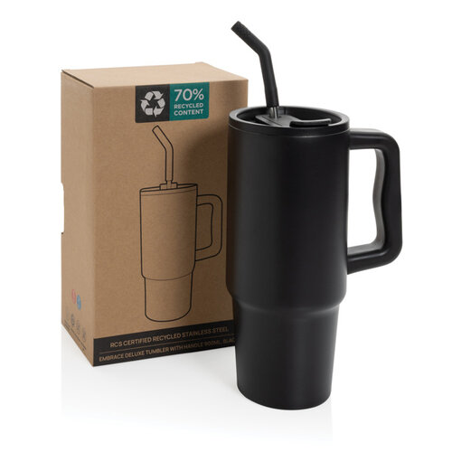 DeBle Embrace Deluxe RCS Gerecyclede RVS Drinkbeker 900 ml P4370.30 bedrukken met logo