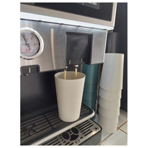 Mepal Pro koffiemok 300 ml – stapelbare kunststof mok, personaliseerbaar als relatiegeschenk