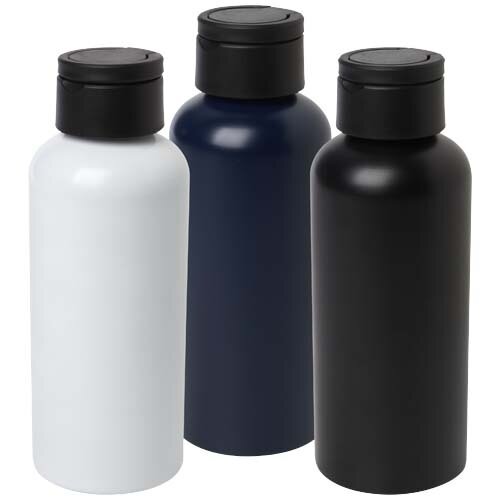 Trinity 600 ml waterfles van RCS gecertificeerd gerecycled aluminium met deksel van RPET