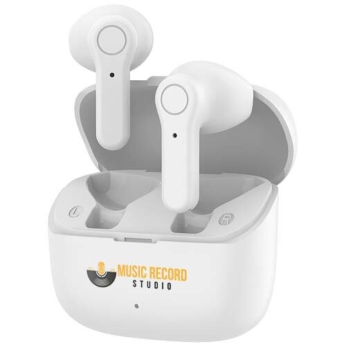 Prixton TWS155 Bluetooth® oordopjes met laadcase bedrukken met logo
