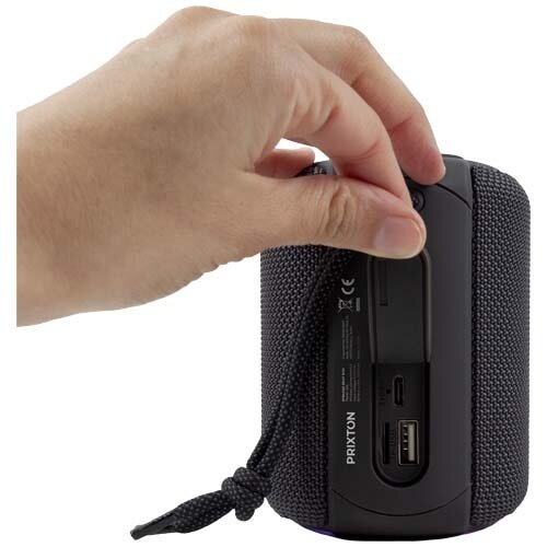Prixton Beat Box 6W draadloze speaker met logo bedrukken DeBle