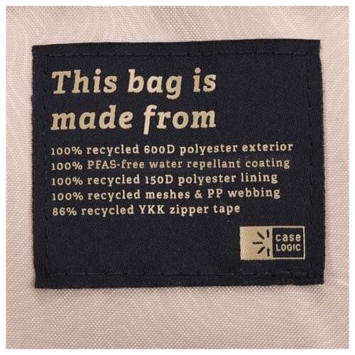 Case Logic Invigo 15,6 inch laptoprugzak van gerecycled polyester bedrukt met bedrijfslogo