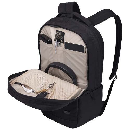 Case Logic Invigo 15,6 inch laptoprugzak van gerecycled polyester bedrukt met bedrijfslogo