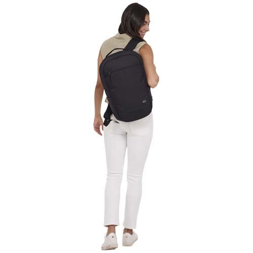 Case Logic Invigo 15,6 inch laptoprugzak van gerecycled polyester bedrukt met bedrijfslogo