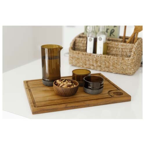 Originalhome waterkaraf van geupcyclede bierflesjes 430 ml