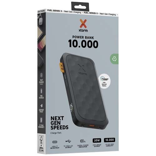 DeBle Xtorm FS510 Fuel Series Powerbank 10.000 mAh 124398 bedrukken met logo