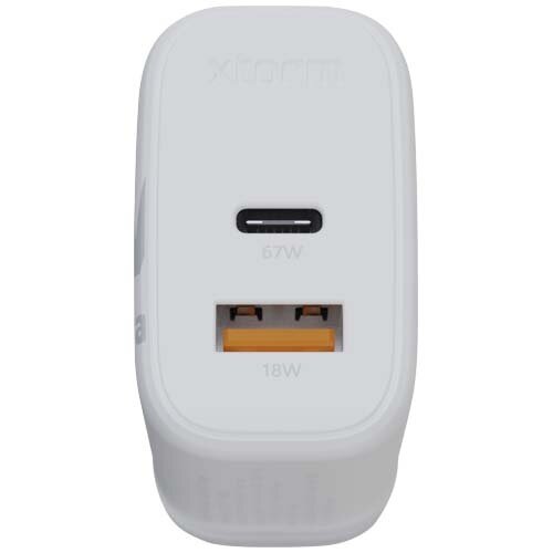 Xtorm XEC067G GaN² Ultra wandoplader 67 W met UK stekker