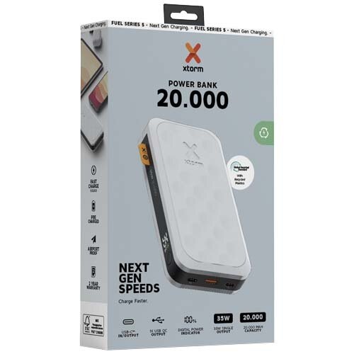 Xtorm FS520 Fuel Series powerbank 20.000 mAh 35 W Xtorm FS520 Fuel Series powerbank 20.000 mAh 35 W