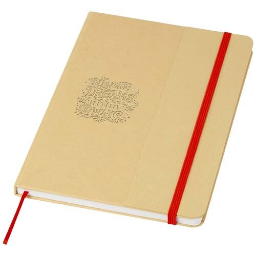 DéBlé Nelida A5 notitieboek van gerecycled karton 107903 bedrukt met logo
