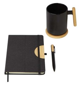 Carmen geschenkset met A5 notitieboek met harde kaft en balpen